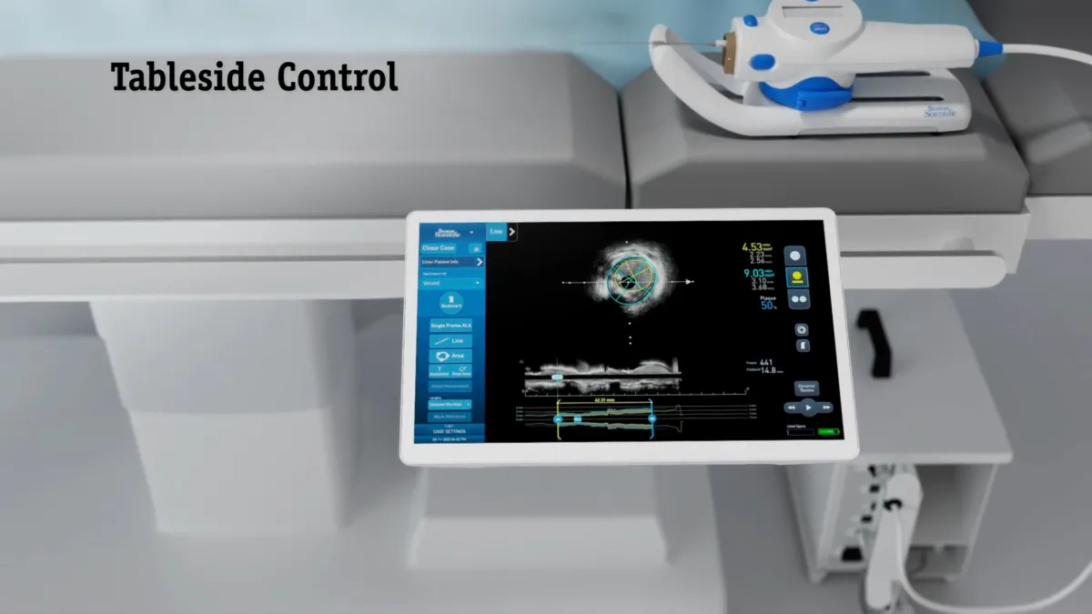 Планшет у операционного стола Boston Scientific AVVIGO 